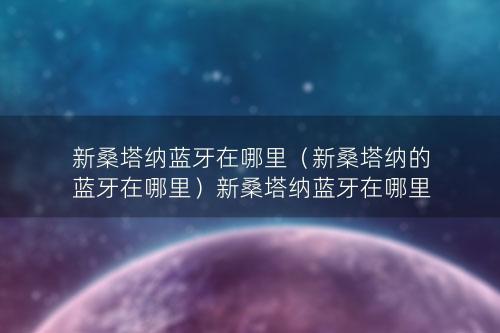 新桑塔纳蓝牙在哪里（新桑塔纳的蓝牙在哪里）新桑塔纳蓝牙在哪里
