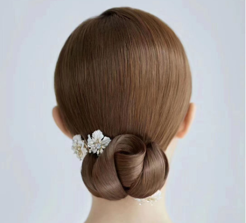 教你各种简单盘发方法