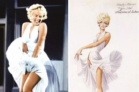 裙装不是只有赫本小黑裙，梦露小白裙也能让你美炸天