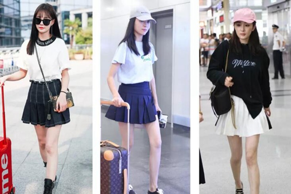 整个娱乐圈都在装嫩!全靠这几件学院风单品
