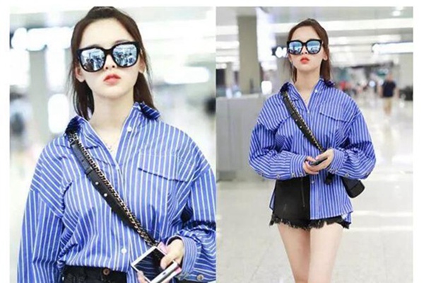 杨超越的锦鲤妹妹式穿衣，下衣失踪带来娇俏少女感